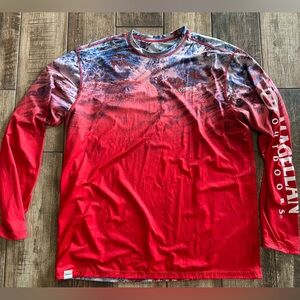 Magellan Outdoors Men's Realtree Aspect Ombre Reversible Long Sleeve T-shirt